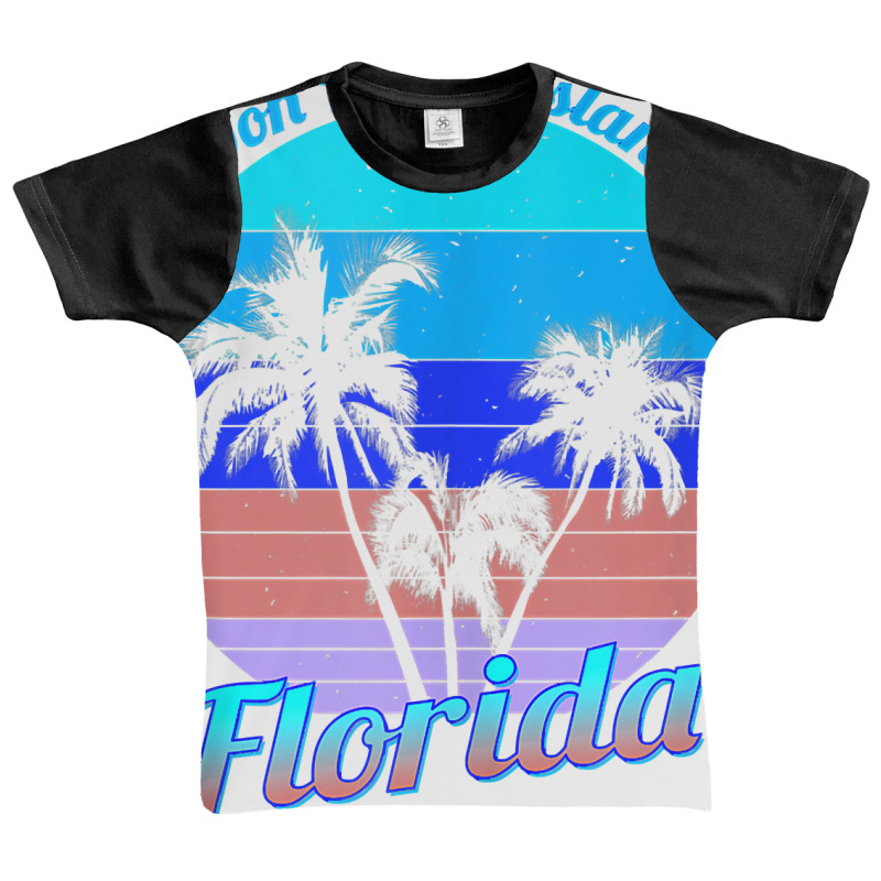 Don Pedro Island Florida Retro Tropical Palm Trees Vacation Tank Top Graphic Youth T-shirt by cm-arts | Artistshot