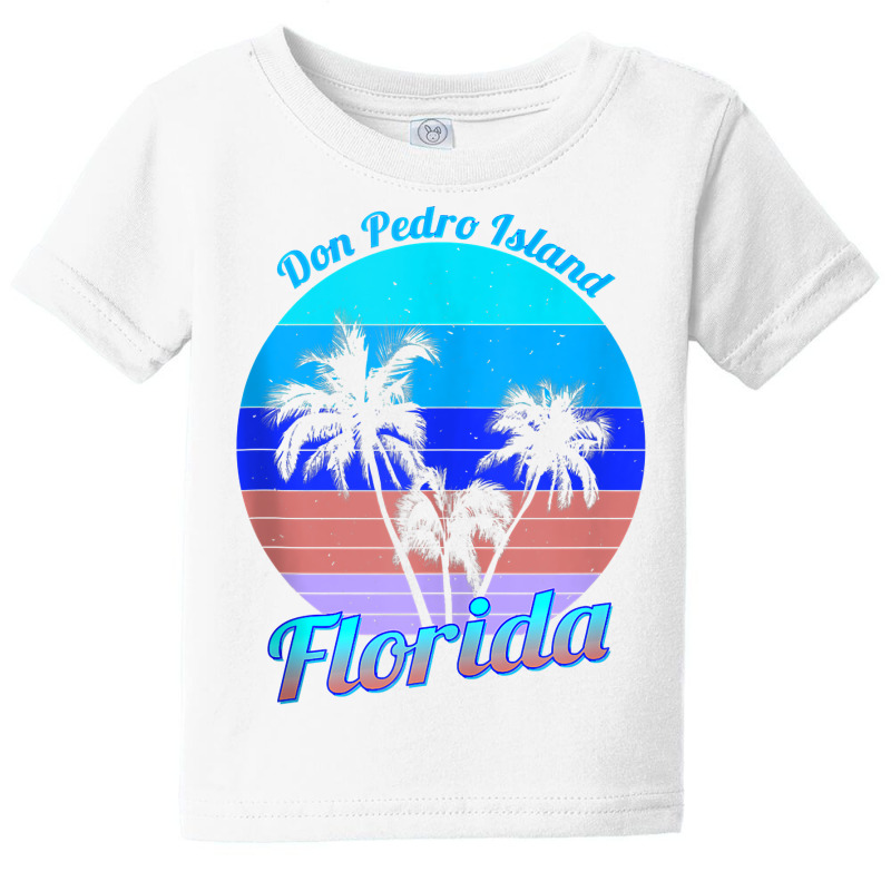 Don Pedro Island Florida Retro Tropical Palm Trees Vacation Tank Top Baby Tee by cm-arts | Artistshot