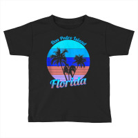 Don Pedro Island Florida Retro Tropical Palm Trees Vacation Tank Top Toddler T-shirt | Artistshot