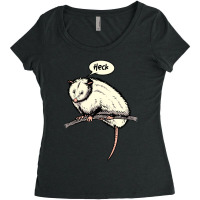 Opossum Heck Yeah Women's Triblend Scoop T-shirt | Artistshot