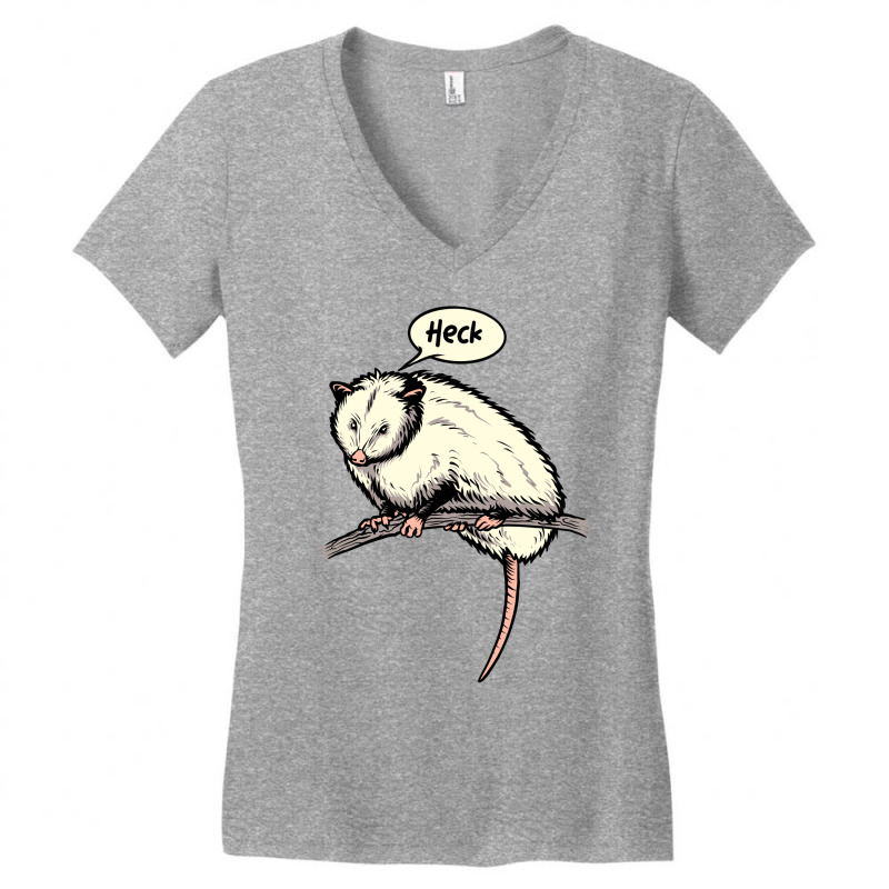 Opossum Heck Yeah Women's V-neck T-shirt | Artistshot