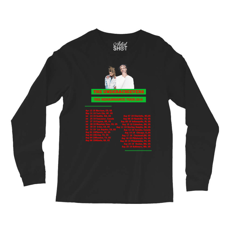 The Underachievers Tour 2019 Long Sleeve Shirts by vuadgera880817 | Artistshot