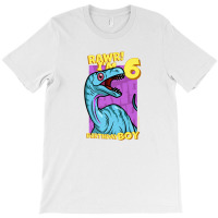 Rawr! I'm 6 Birthday Boys 6th Birthday Dino Noasaurus T-shirt | Artistshot