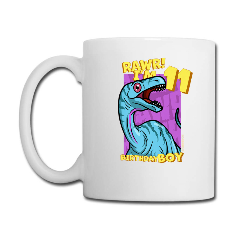 Rawr! I'm 11 Birthday Boys 11th Birthday Dino Noasaurus Coffee Mug | Artistshot