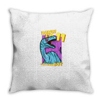 Rawr! I'm 11 Birthday Boys 11th Birthday Dino Noasaurus Throw Pillow | Artistshot