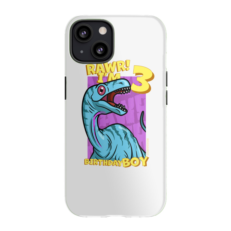 Rawr! I'm 3 Birthday Boys 3rd Birthday Dino Noasaurus Iphone 13 Case | Artistshot