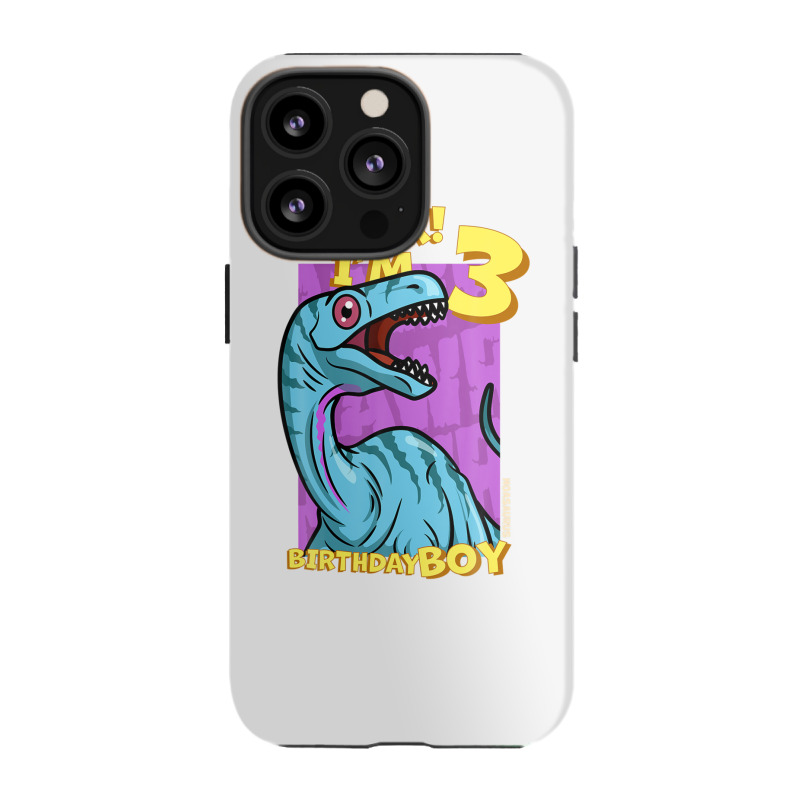 Rawr! I'm 3 Birthday Boys 3rd Birthday Dino Noasaurus Iphone 13 Pro Case | Artistshot