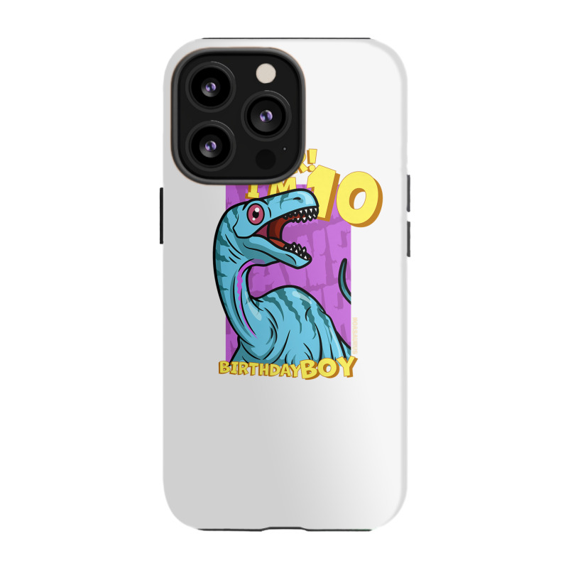 Rawr! I'm 10 Birthday Boys 10th Birthday Dino Noasaurus Iphone 13 Pro Case | Artistshot