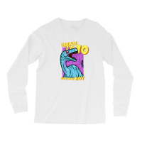 Rawr! I'm 10 Birthday Boys 10th Birthday Dino Noasaurus Long Sleeve Shirts | Artistshot