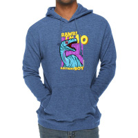 Rawr! I'm 10 Birthday Boys 10th Birthday Dino Noasaurus Lightweight Hoodie | Artistshot