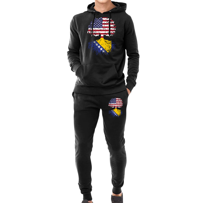 Bosnian Roots Bosnia National Heritage Tree Gift Pullover Hoodie Hoodie & Jogger set by cm-arts | Artistshot