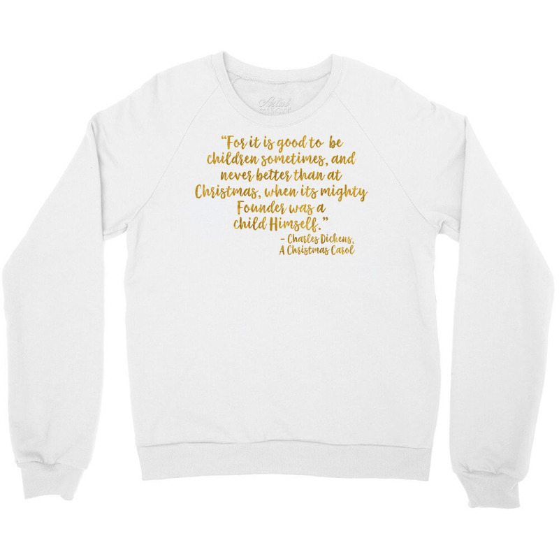 Founder Lord Jesus Christ Faux Gold Christmas Carol T Shirt Crewneck Sweatshirt | Artistshot