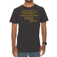 Founder Lord Jesus Christ Faux Gold Christmas Carol T Shirt Vintage T-shirt | Artistshot