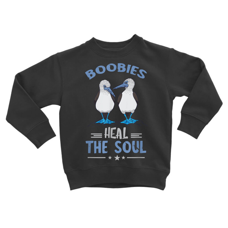 Blue Footed Booby Heals The Soul Blue Footed Boobies Seabird T Shirt Toddler Sweatshirt by cm-arts | Artistshot