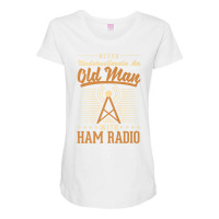 Amateur Radio Operator Old Man Amateur Radio Premium T Shirt Maternity Scoop Neck T-shirt | Artistshot