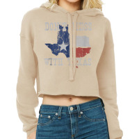 Don't Mess With Vintage Texas Longhorn Lone Star State Shirt Tank Top Cropped Hoodie | Artistshot