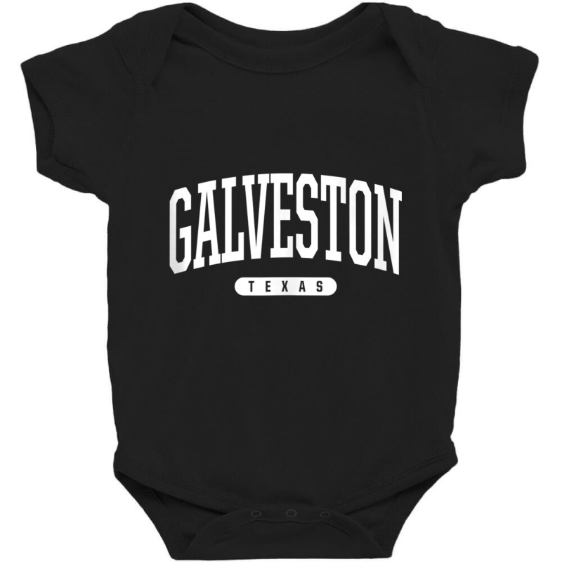 College Style Galveston Texas Souvenir Gift Tank Top Baby Bodysuit by cm-arts | Artistshot