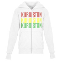 Kurdish Kurdistan Tank Top Youth Zipper Hoodie | Artistshot