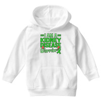 Kidney Disease Warrior Organ Donation Awareness Graphic T Shirt Youth Hoodie | Artistshot