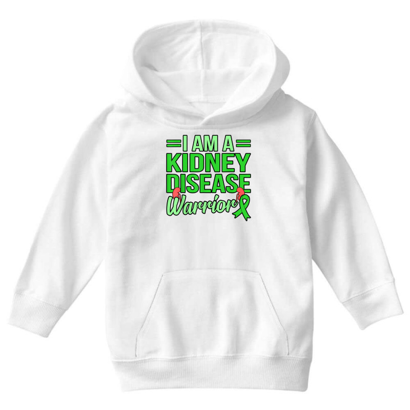 Kidney Disease Warrior Organ Donation Awareness Graphic T Shirt Youth Hoodie by cm-arts | Artistshot