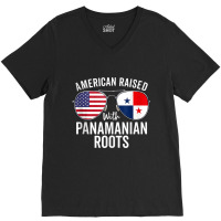 American Raised With Panamanian Roots Usa Panama Flag Tank Top V-neck Tee | Artistshot