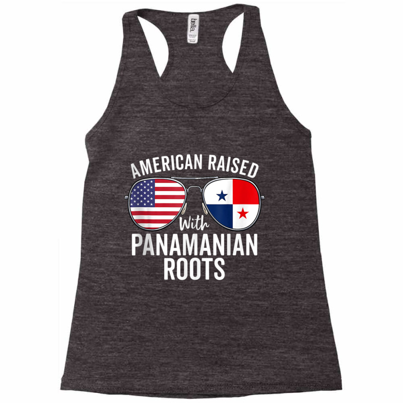 American Raised With Panamanian Roots Usa Panama Flag Tank Top Racerback Tank by cm-arts | Artistshot