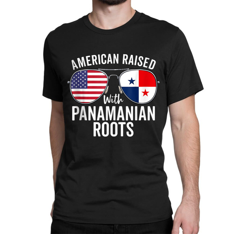 American Raised With Panamanian Roots Usa Panama Flag Tank Top Classic T-shirt by cm-arts | Artistshot