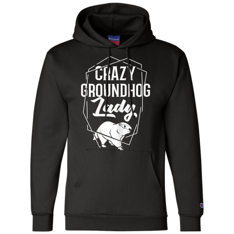 Womens Groundhog Woodchuck Marmot Animal Ground Squirrels T Shirt Champion Hoodie by cm-arts | Artistshot