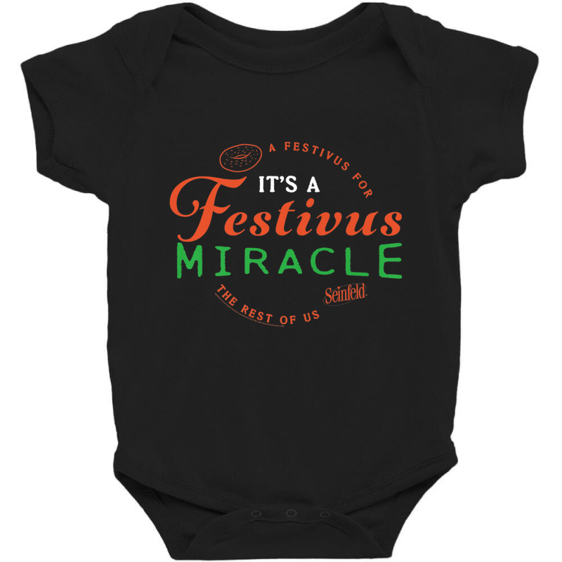 Seinfeld It's A Festivus Miracle Premium T Shirt Baby Bodysuit by cm-arts | Artistshot