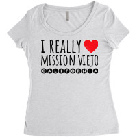 I Really Love (heart) Mission Viejo California Tank Top Women's Triblend Scoop T-shirt | Artistshot