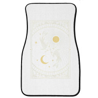 Celestial Sun Moon Cycle Pagan Wiccan Ying Yang Tarot Card Tank Top Front Car Mat | Artistshot