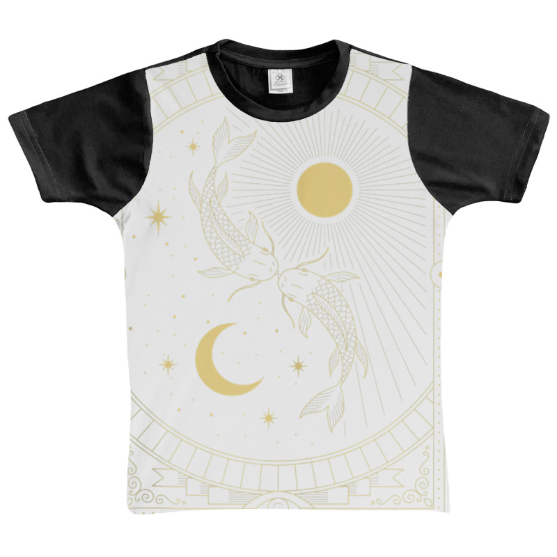 Celestial Sun Moon Cycle Pagan Wiccan Ying Yang Tarot Card Tank Top Graphic Youth T-shirt | Artistshot