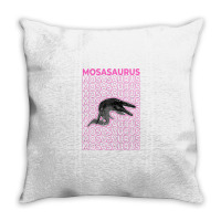 Mosasaurus Pastel Aesthetic Throw Pillow | Artistshot