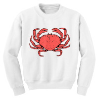 Crab Crustacean T Shirt Youth Sweatshirt | Artistshot