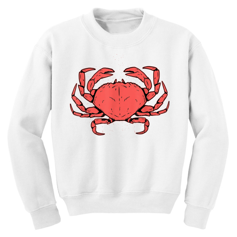 Crab Crustacean T Shirt Youth Sweatshirt | Artistshot