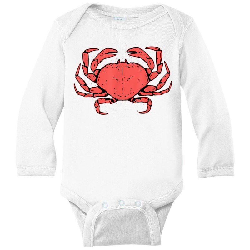 Crab Crustacean T Shirt Long Sleeve Baby Bodysuit | Artistshot