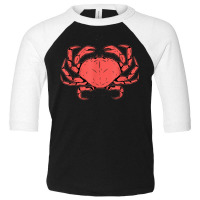 Crab Crustacean T Shirt Toddler 3/4 Sleeve Tee | Artistshot