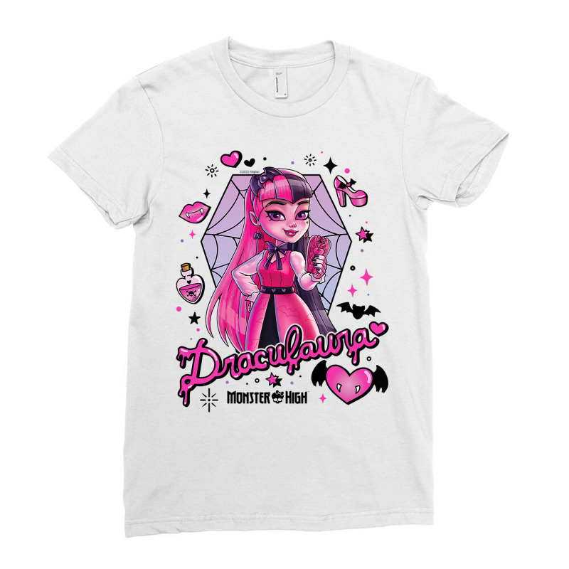 Kids Monster High   Draculara Premium T Shirt Ladies Fitted T-Shirt by cm-arts | Artistshot