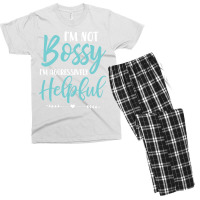 I'm Not Bossy I'm Aggressively Helpful I Am The Boss Sweatshirt Men's T-shirt Pajama Set | Artistshot