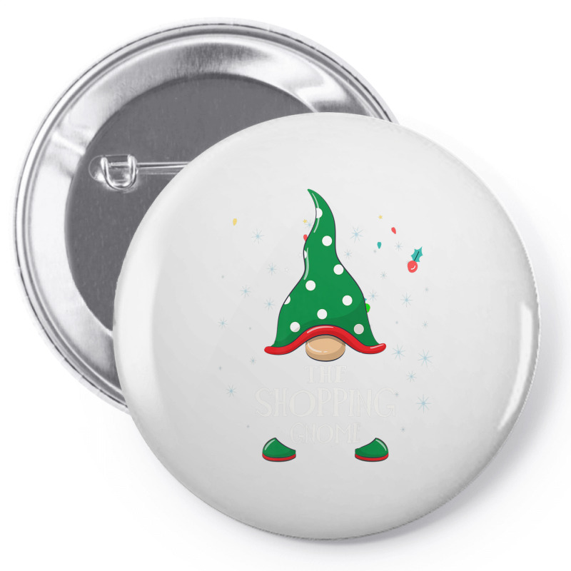 Funny Shopping Gnome Group Matching Family Costume Christmas Premium T Pin-back Button | Artistshot