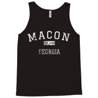 Macon Georgia Ga Vintage T Shirt Tank Top | Artistshot