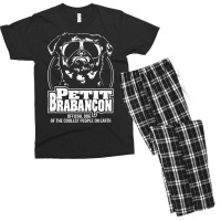 Funny Petit Brabancon Coolest People Dog Saying Dog Premium T Shirt Men's T-shirt Pajama Set | Artistshot