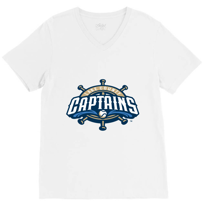 Lake County Captains V-neck Tee | Artistshot