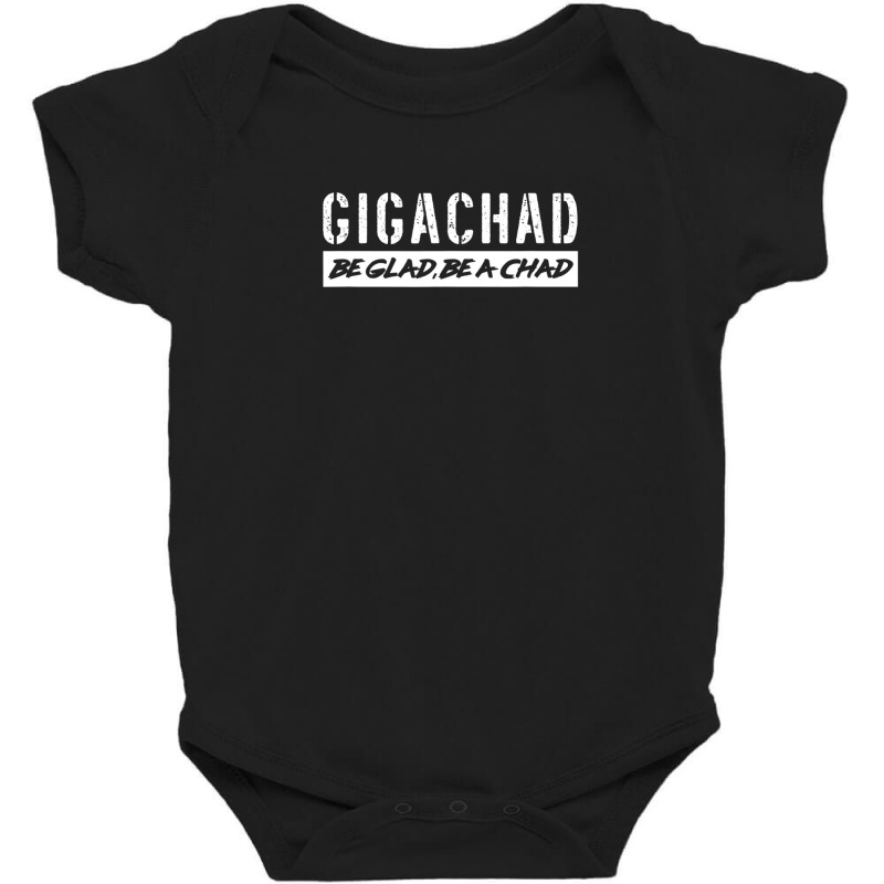 Average Sigma Male GigaChad Meme Baby Bodysuit