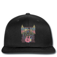 Rock & Roll Free Spirit World Tour Guitar Fire Wings Thunder T Shirt Printed Hat | Artistshot