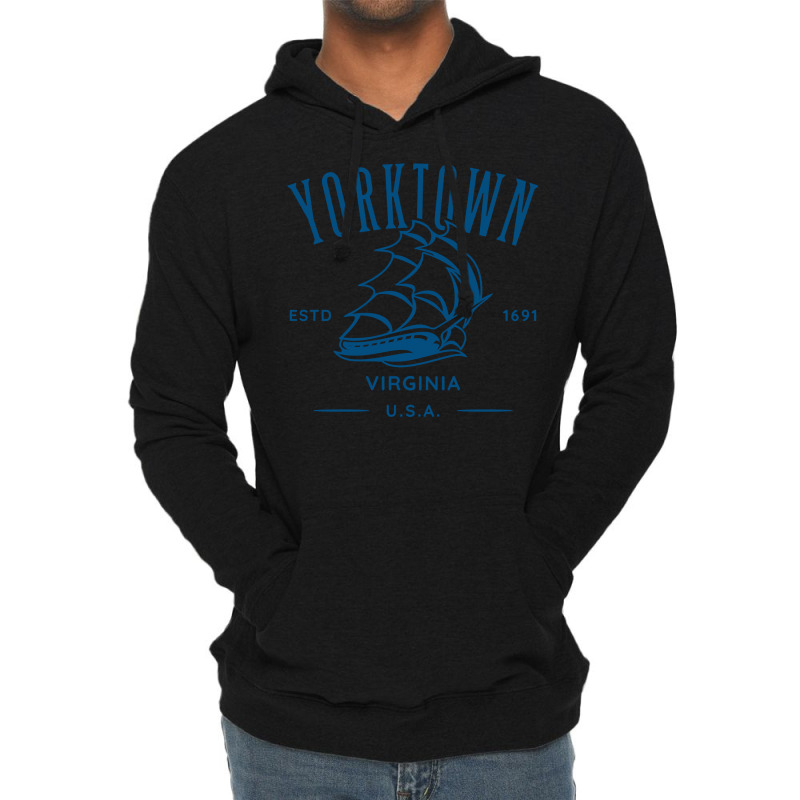 Yorktown Virginia Old Tall Sailing Ship Design Pullover Hoodie Lightweight Hoodie | Artistshot