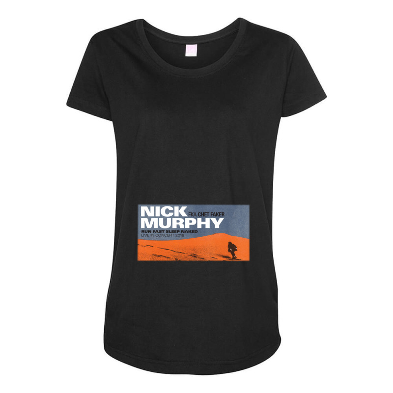 Nick Murphy Tour Front Maternity Scoop Neck T-shirt by osmarrace880815 | Artistshot