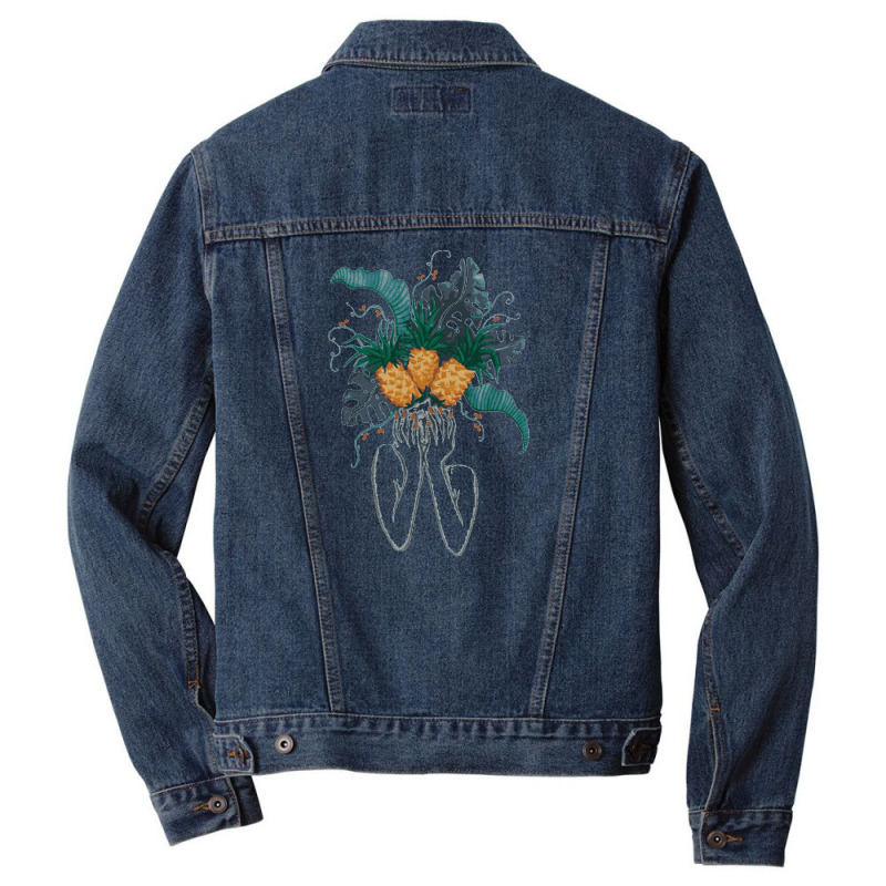 Pineapples Are In My Head Men Denim Jacket | Artistshot