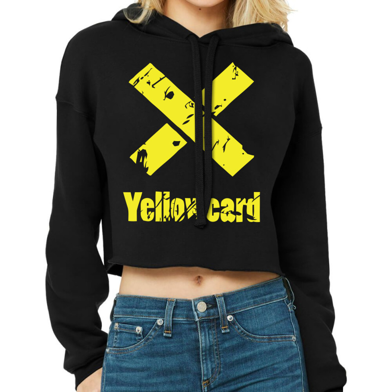 Yellowcard Classic Rock Cropped Hoodie by cm-arts | Artistshot