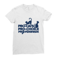 Pro Cats Pro Choice Pro Feminism Ladies Fitted T-shirt | Artistshot